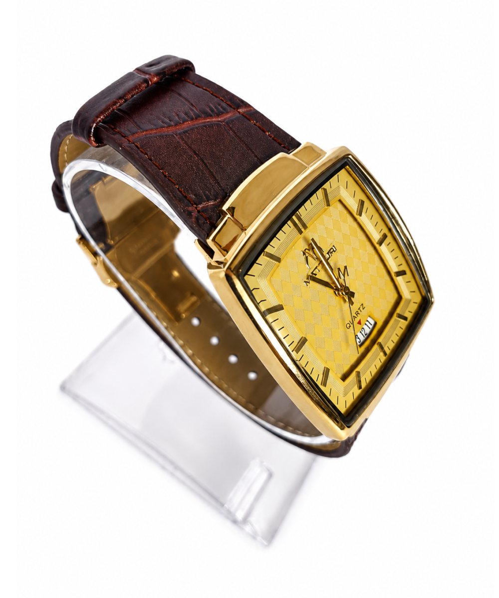 Classic Gold Square Dial Men’s Watch
